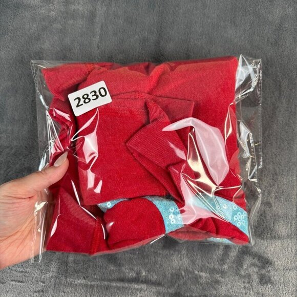 Hollister Sweatshirt Womens Medium Red Number 9 Spellout Sequin Y2K - Picture 10 of 10